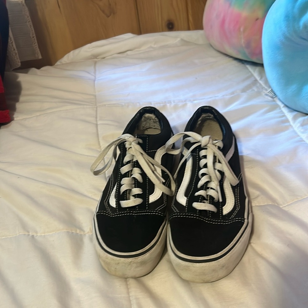 Platform vans size 6 in men’s